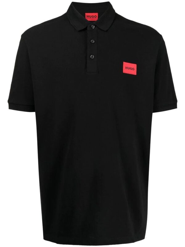 Hugo Dereso222 logo-patch polo shirt