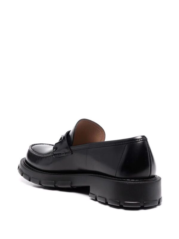 Ferragamo  embossed-logo leather loafers - Image 3