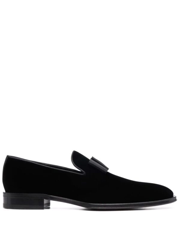 Dsquared2  Ubaldo bom-embellished velvet loafers