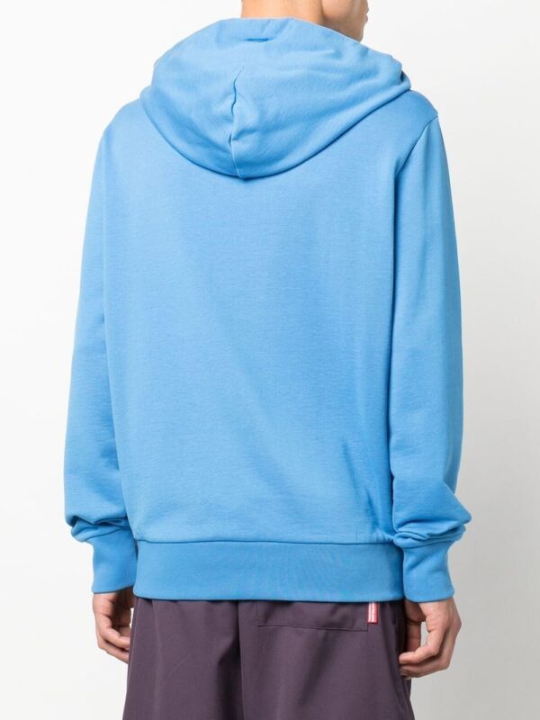 Moncler  embroidered motif cotton hoodie - Image 3