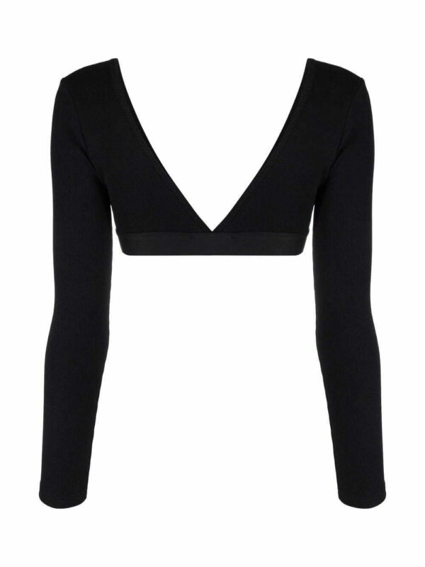 Balmain  long-sleeve crop top - Image 2