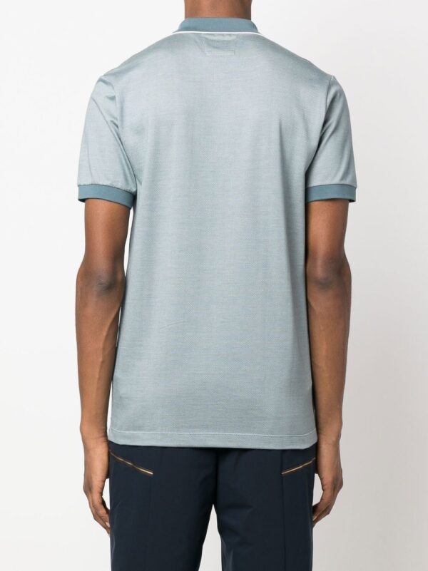 BOSS  zipped short-sleeve polo shirt - Image 4
