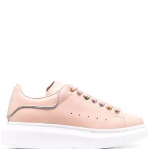 Alexander McQueen  leather lace-up trainers