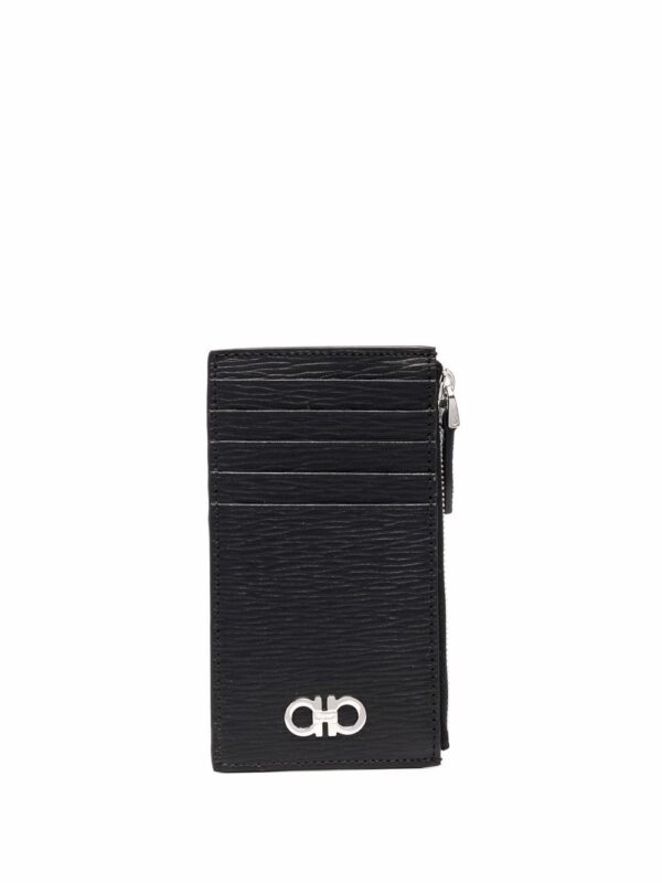 Ferragamo logo zipped wallet
