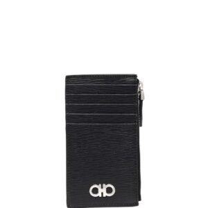 Ferragamo  logo zipped wallet