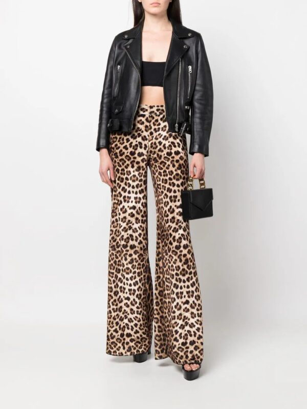 Philipp Plein  leopard-print flared trousers - Image 2