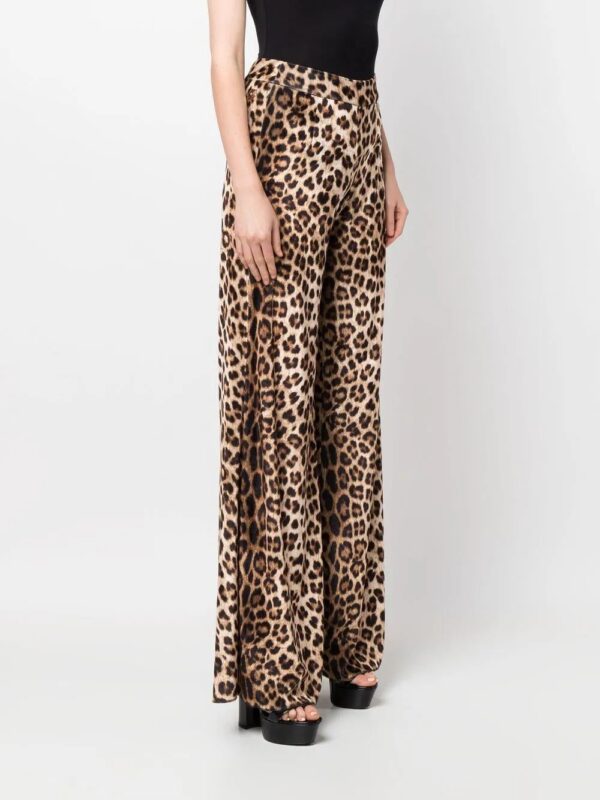 Philipp Plein  leopard-print flared trousers - Image 3