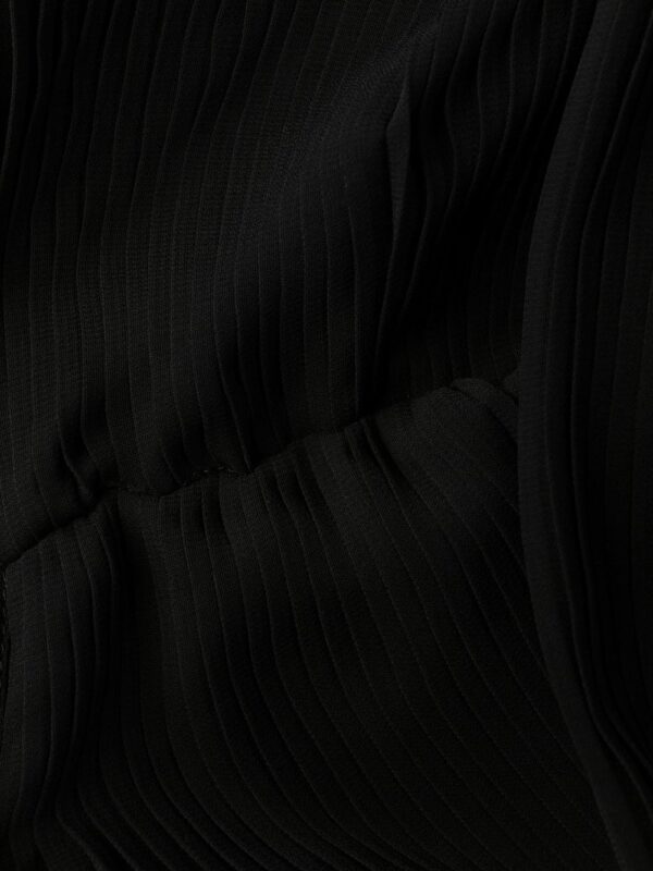 Philipp Plein ruffled plissé midi dress - Image 6