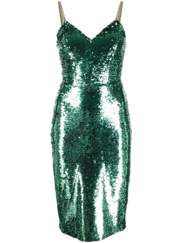 Philipp Plein sequin embellished midi dress
