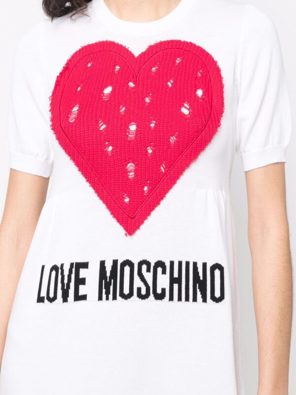Love Moschino logo-print T-shirt dress - Image 5