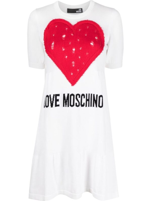 Love Moschino logo-print T-shirt dress