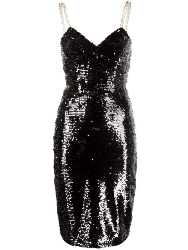 Philipp Plein sequin embellished midi dress