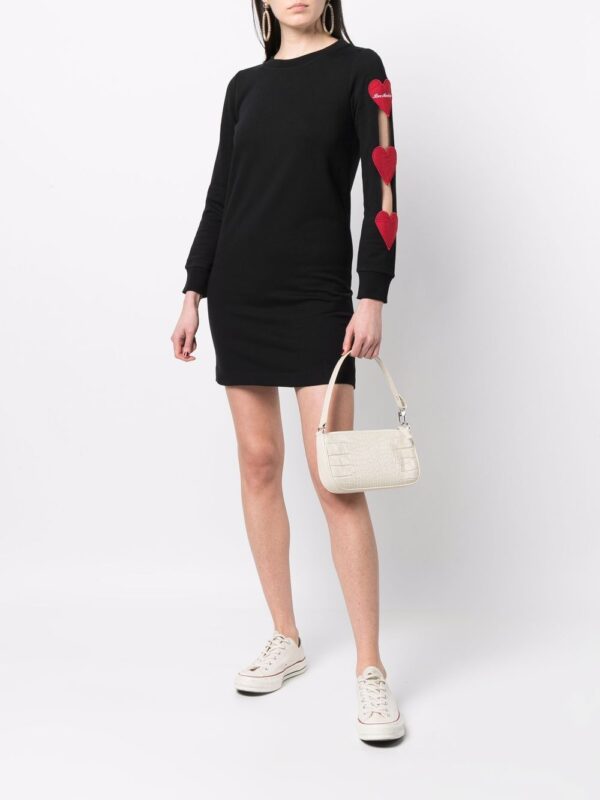Love Moschino heart-detail sweater dress - Image 2