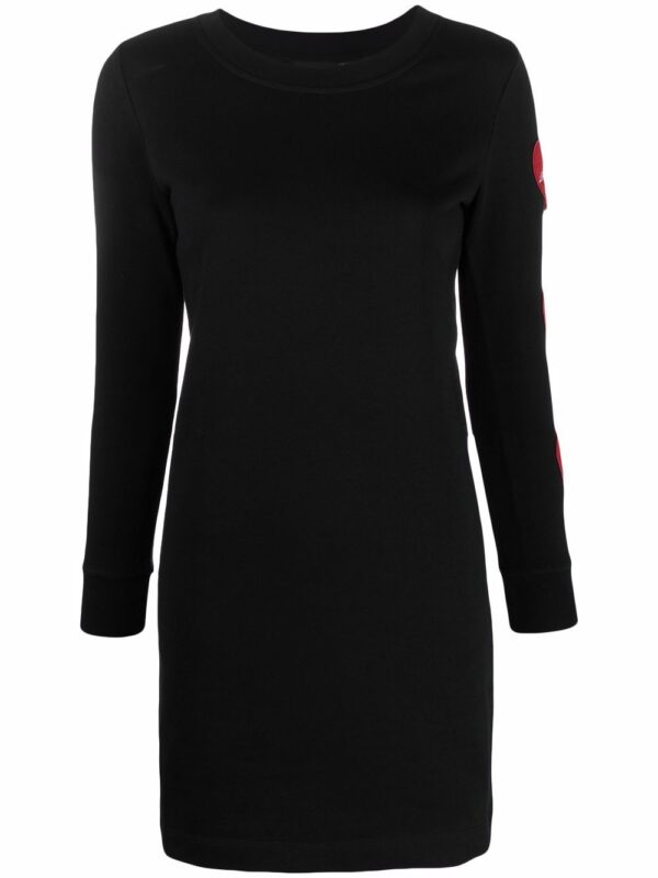 Love Moschino heart-detail sweater dress