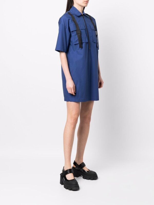 Love Moschino zip-front shirt dress - Image 3
