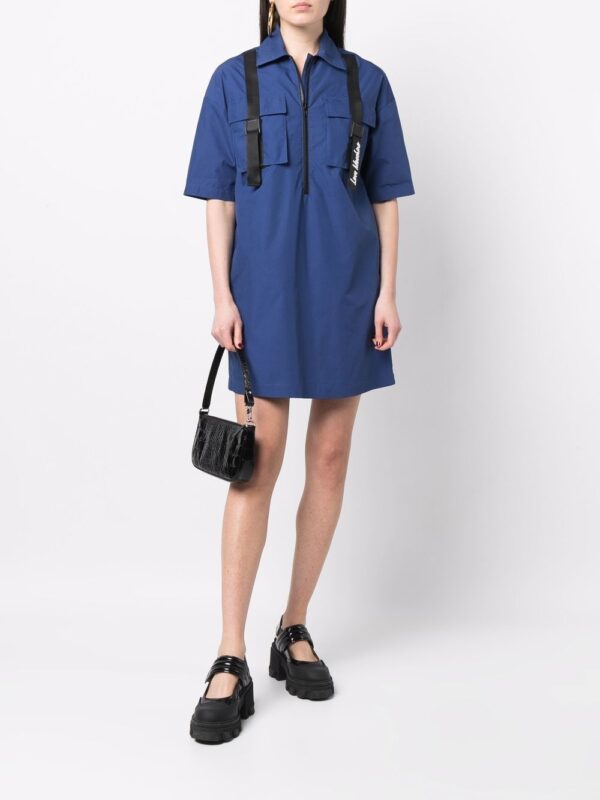 Love Moschino zip-front shirt dress - Image 2