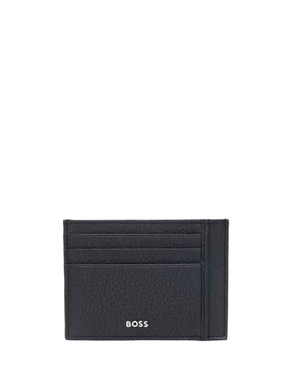 BOSS  leather logo cardholder