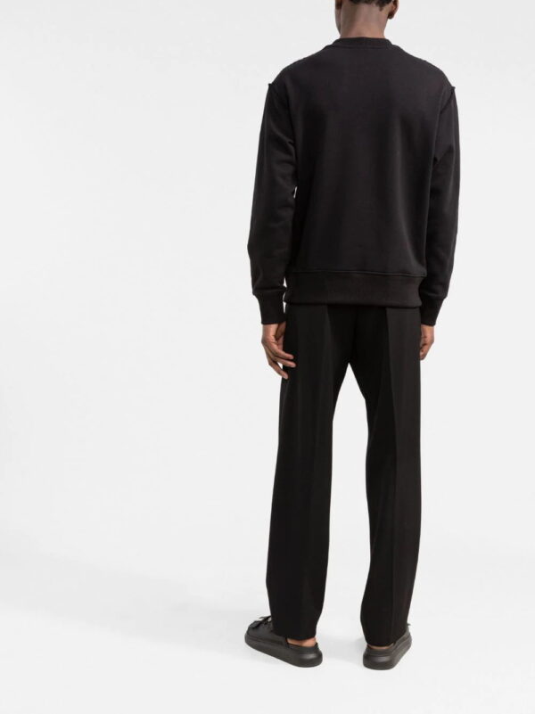Versace Jeans Couture  Medusa embroidery crew-neck sweatshirt - Image 4