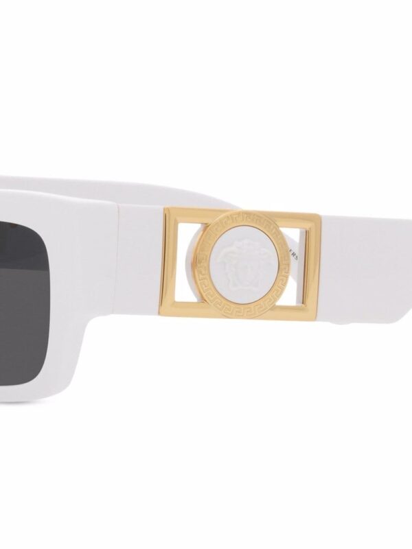 Versace Eyewear logo-plaque rectangular sunglasses - Image 3