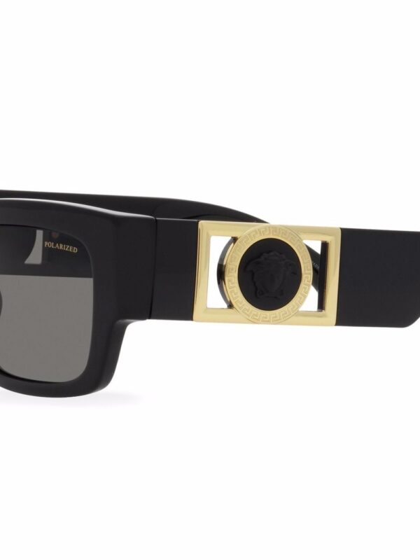 Versace Eyewear logo-plaque square-frame sunglasses - Image 3