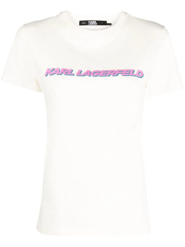 Karl Lagerfeld  Future Logo-print T-shirt