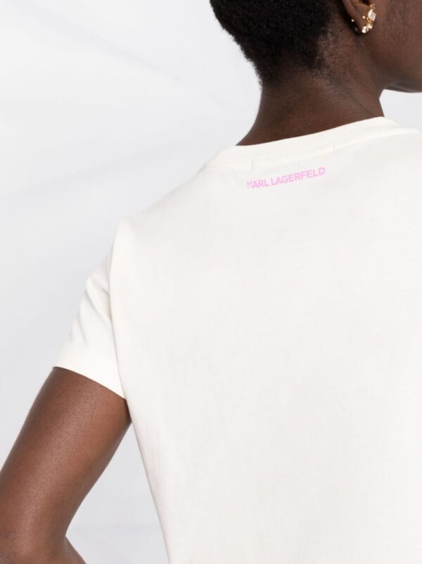 Karl Lagerfeld  Future Logo-print T-shirt - Image 3
