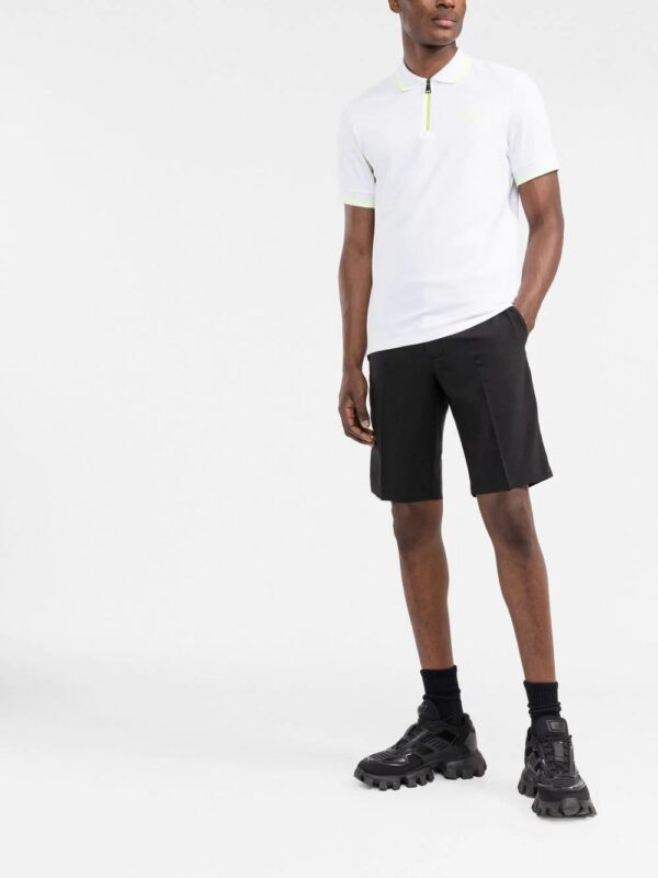 Karl Lagerfeld logo-print zipped polo shirt - Image 2