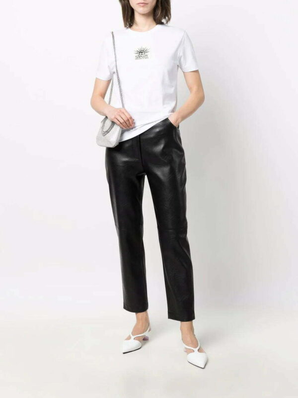 Stella McCartney  logo-patch cotton T-shirt - Image 2