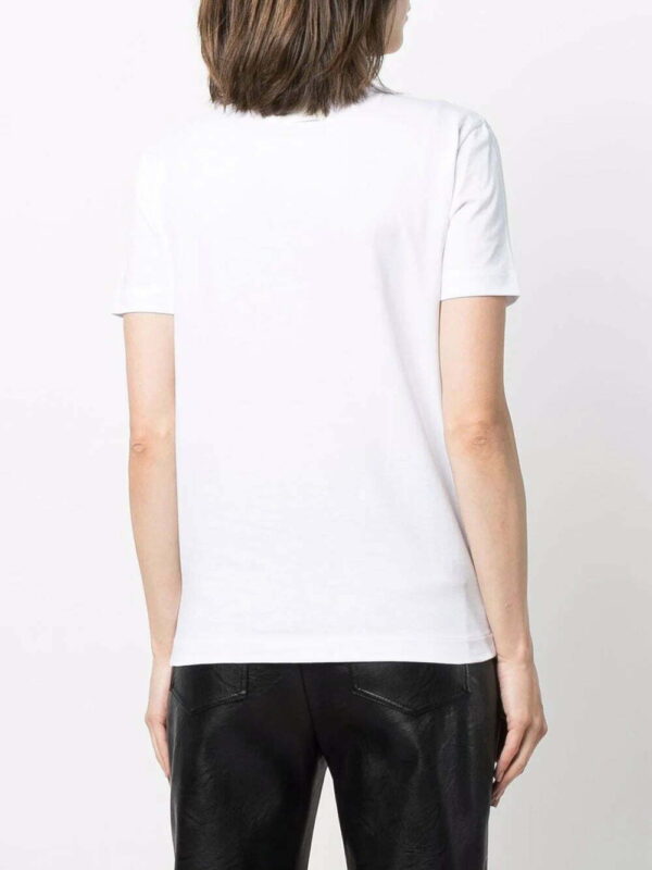 Stella McCartney  logo-patch cotton T-shirt - Image 4