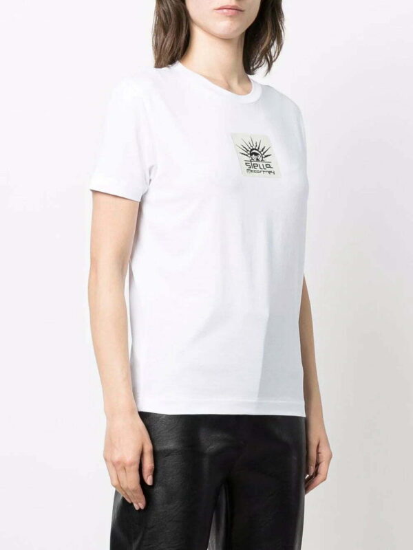 Stella McCartney  logo-patch cotton T-shirt - Image 3