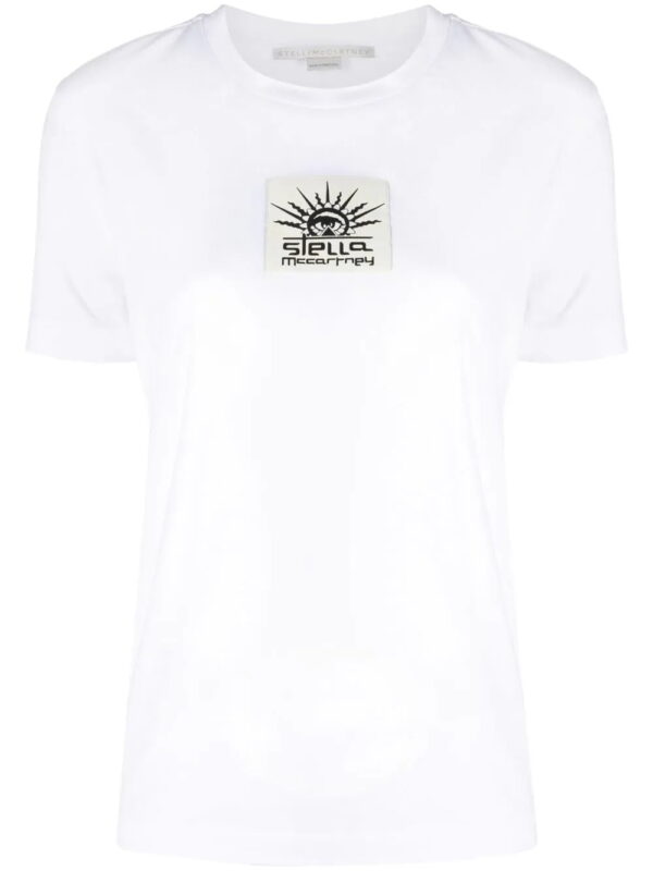 Stella McCartney  logo-patch cotton T-shirt