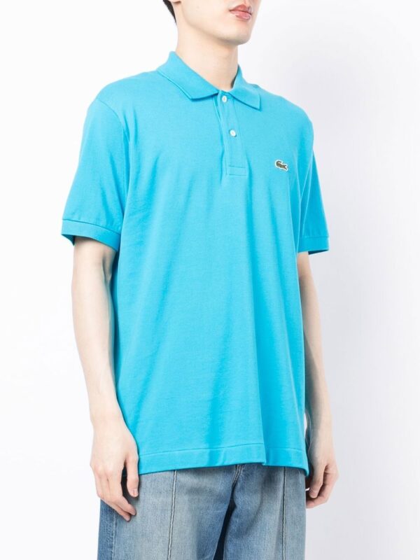 Lacoste  logo-patch piqué polo shirt - Image 3