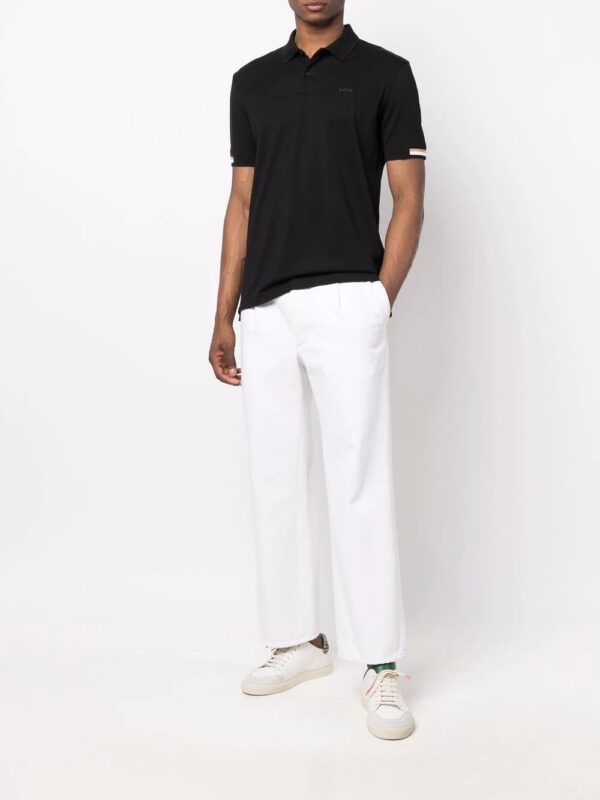 BOSS  stripe-trimmed polo shirt - Image 2