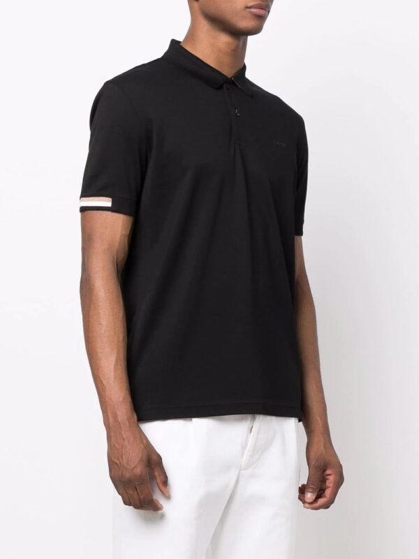 BOSS  stripe-trimmed polo shirt - Image 3