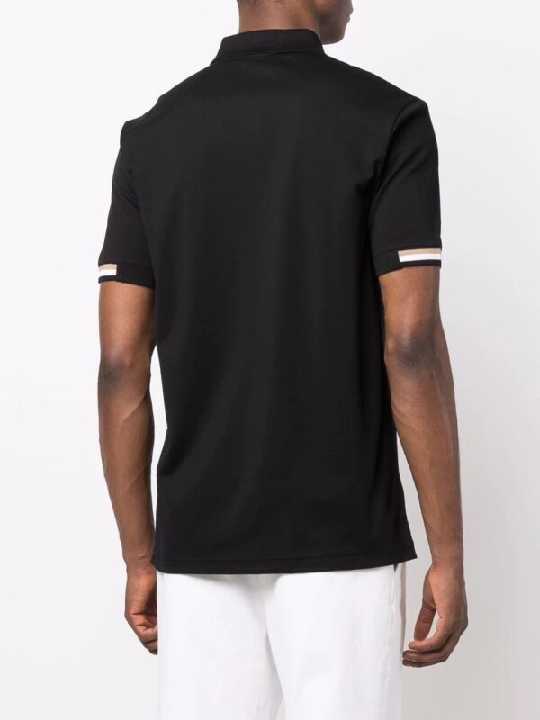 BOSS  stripe-trimmed polo shirt - Image 4