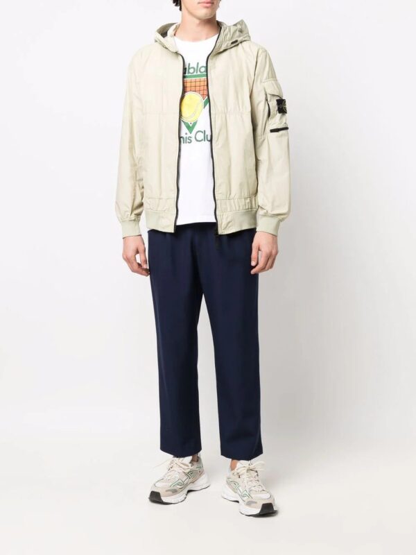 Stone Island  Compass badge lightweight hooded jacket - Image 2