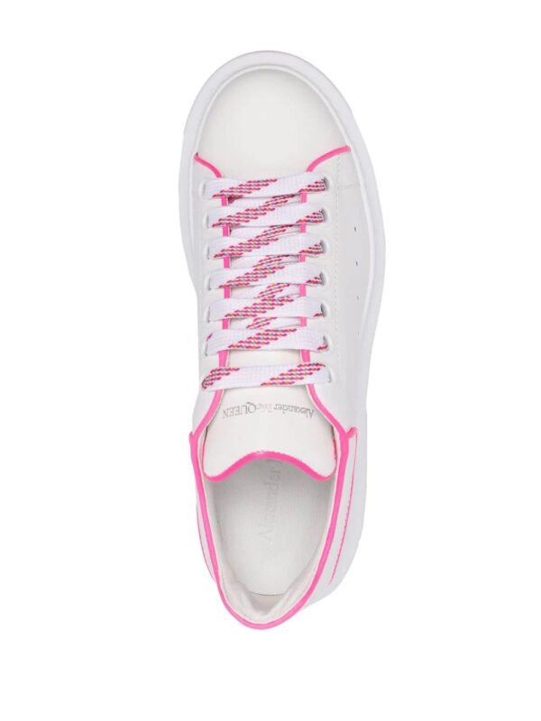 Alexander Mcqueen Oversized low-top leather sneakers - Image 4