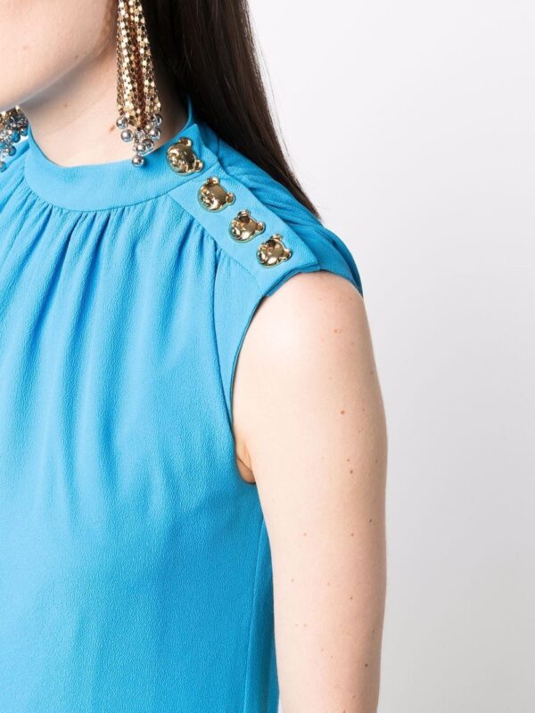 Moschino ruched shift dress - Image 5