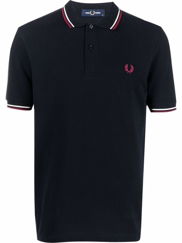 Fred Perry embroidered-logo polo shirt