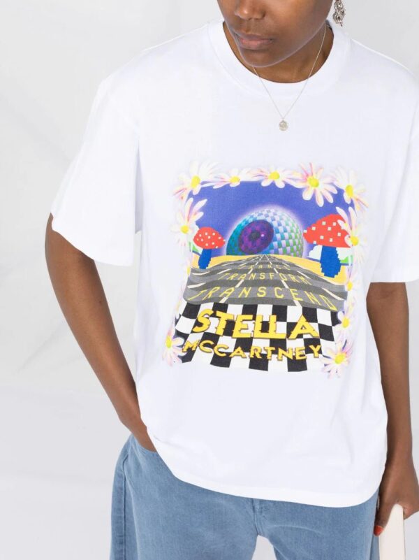 Stella McCartney  Transcend graphic-print T-shirt - Image 3