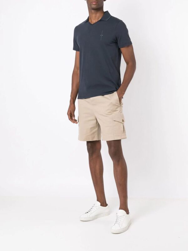 Armani Exchange logo print polo shirt. - Image 2