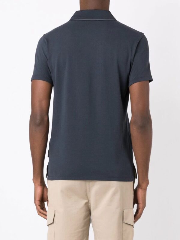 Armani Exchange logo print polo shirt. - Image 4