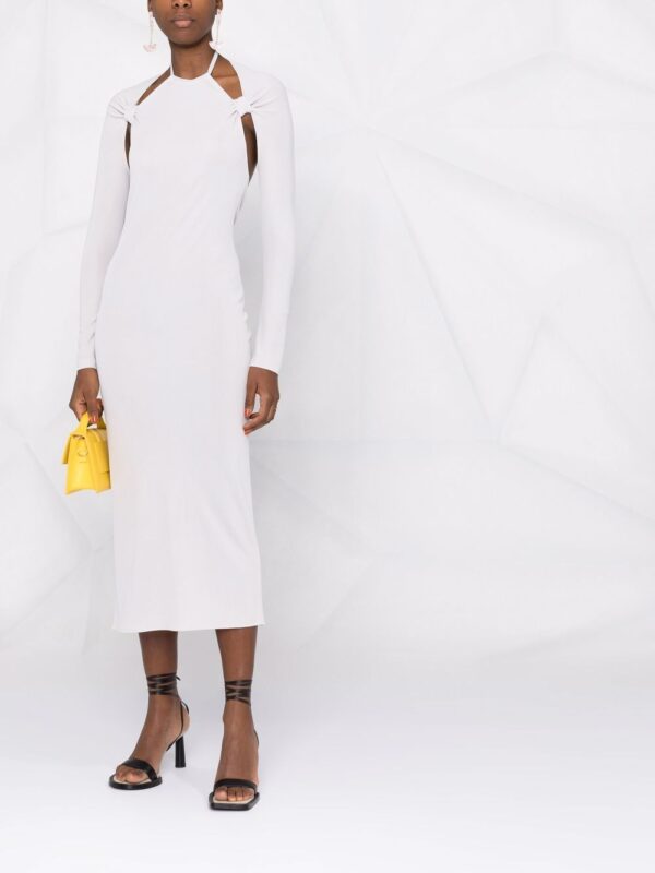 Jacquemus  La robe Nodi knotted cut-out dress. - Image 2