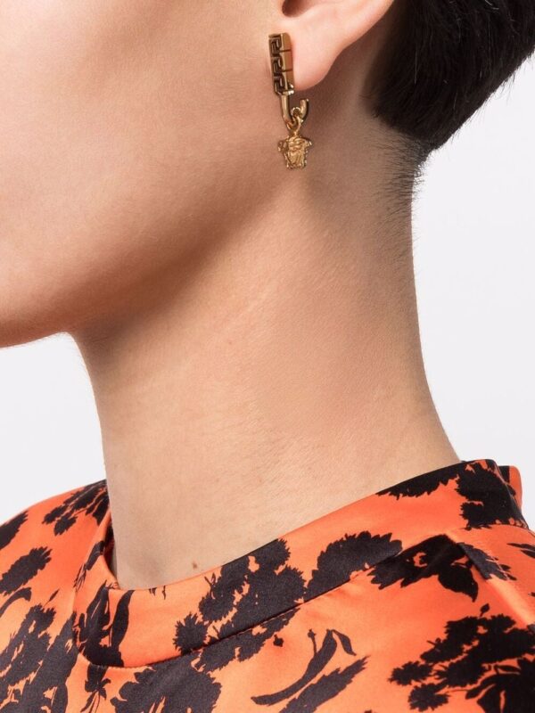 Versace  Greca Medusa drop earrings - Image 2