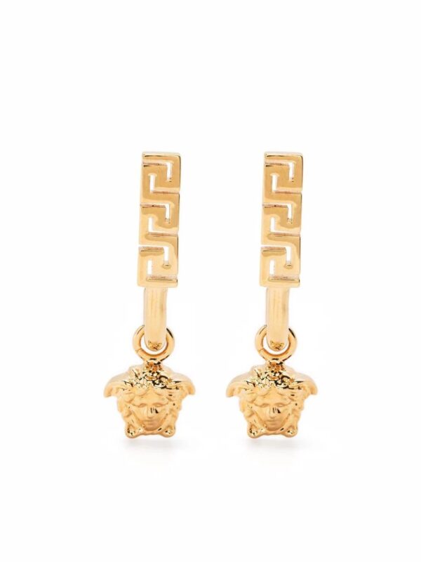 Versace  Greca Medusa drop earrings