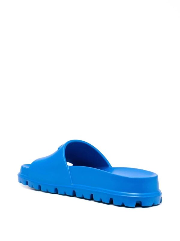 Prada  embossed-logo ridged-sole slides - Image 3