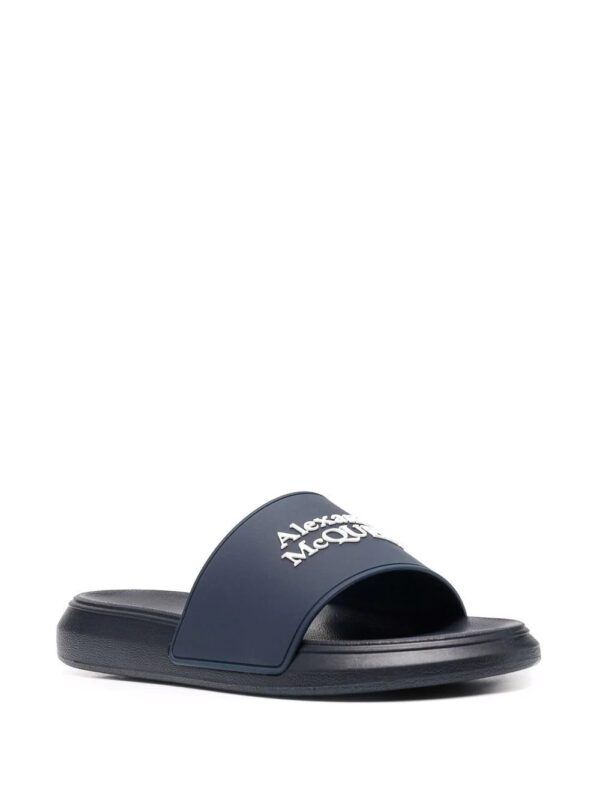 Alexander McQueen  logo-print slides - Image 2