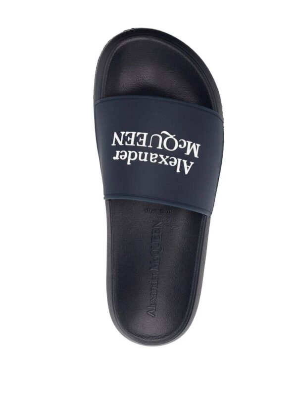 Alexander McQueen  logo-print slides - Image 4