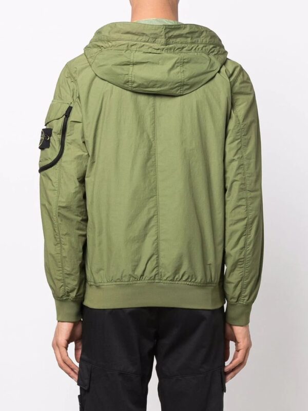 Stone Island  Compass-patch zip-front lightweight jacket - Image 4