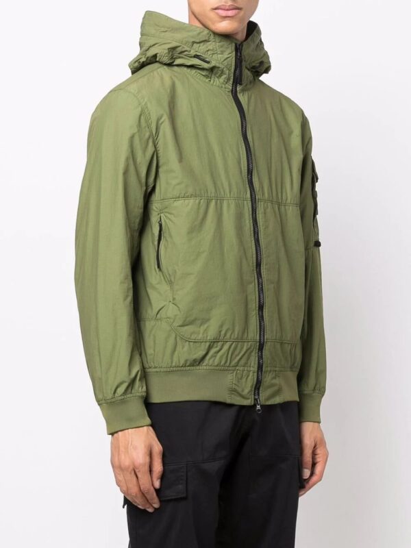 Stone Island  Compass-patch zip-front lightweight jacket - Image 3